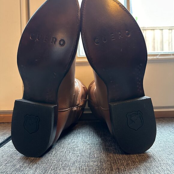 Cuero "The Austin" Men's Cowboy Roper Boots - Picture 6 of 8